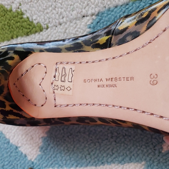 Sophia Webster Izzy Holographic Leopard Print Pump (Size 8.5 US) - Picture 5 of 10